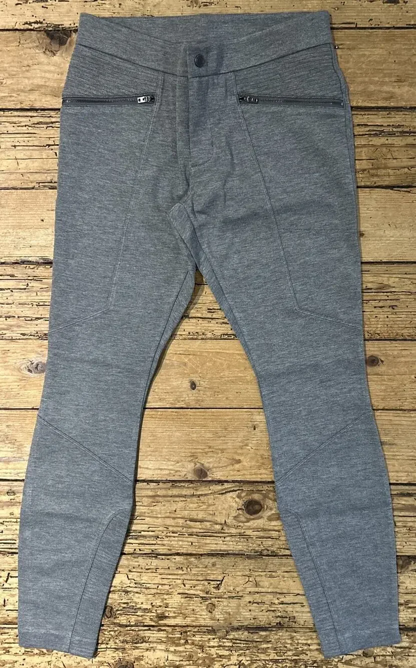 Athleta Women’s Gray Ponte Moto 2.0 Pants Size 4P NWOT 2 Available